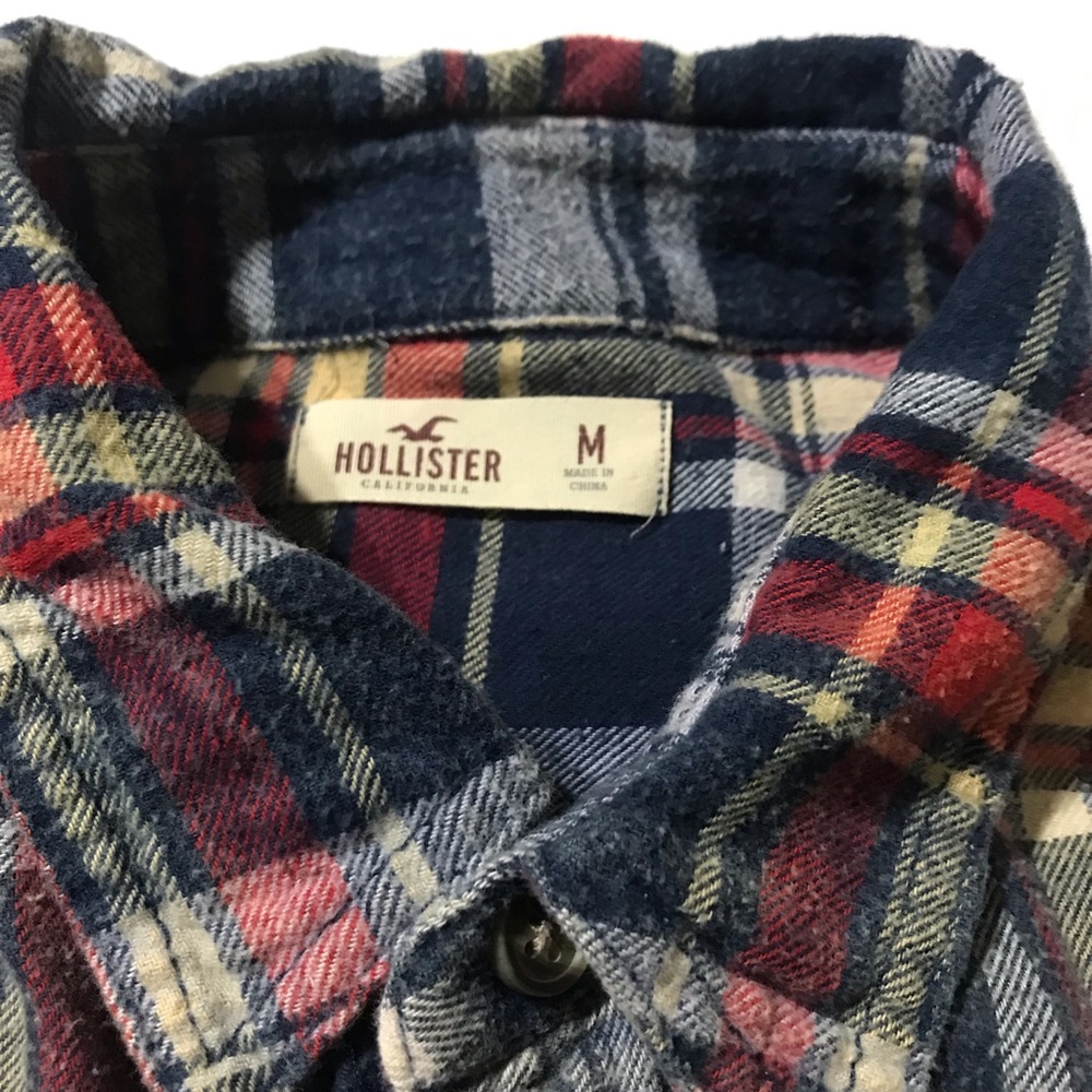 Urban Renewal Recycled Overdyed Flannel Shirt - Picture 4 of 6